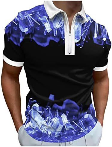 2023 Nova muška ljetna digitalna 3D štampanje modnog postera za odmor plaža rever sa majicom s kratkim rukavima