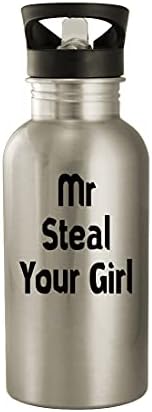 Knick Kink pokloni MR Ukradi svoju djevojku - 20oz nehrđajući čelik Vanjska boca za vodu, srebro