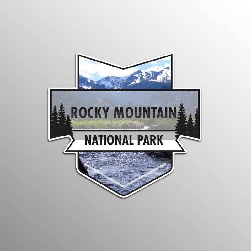 Magnet Rocky Mountain Nacionalni park | 4,7-inčni za 4,5-inčni | 2-pakovanje | 30 mil Teški magnetni materijal