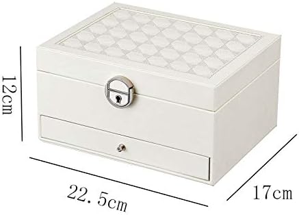 Kutije za odlaganje automatska kožna kutija za nakit troslojna kutija za žene prsten za naušnice kozmetički Organizator kovčeg za dekoracije