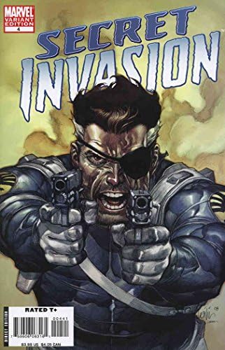 Tajna invazija # 4B VF / NM; Marvel comic book | Bendis-Skrulls
