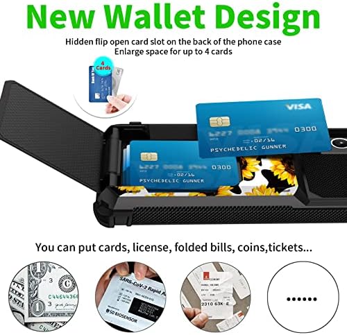 JANENFNA za Samsung A13 5G novčanik slučaj Flip Cover držač kreditne kartice 4-kartica Slot meke TPU+Hard