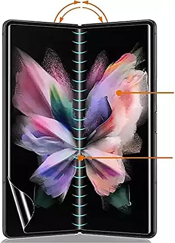SaharaCase - ZeroDamage Flexon film zaštitnik ekrana za Samsung Galaxy Z Fold4 5G Anti-Scratch & Anti-Fingerprint Easy Installation Full pokrivenost Bubble Free-Clear