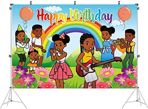 Rođendanska muzička tematska zabava pozadina baner za zavjese dekoracija za dječake djevojčice za djecu