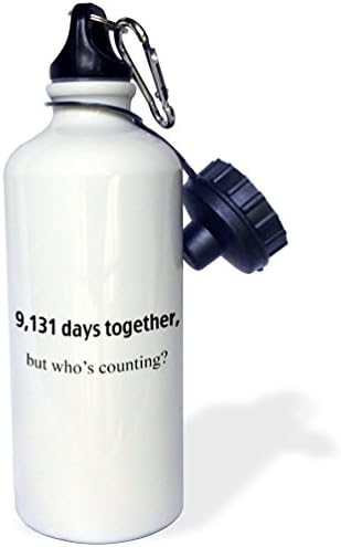 3Droza Sretna godišnjica boca za vodu od slame, 21 oz, višebojna