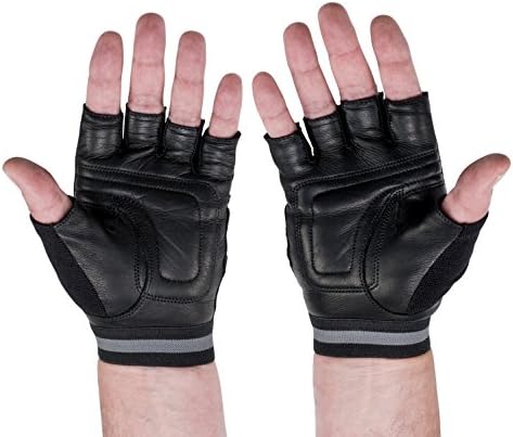 Kreme rukavice za trening za trening s utezima i Kondicijskim treningom koža sa potpunom zaštitom i držanjem