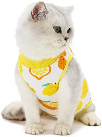 KITIPCOO Professional Hirurgion Suderi za mačke Paste pamučne kostire za disanje za rane i bolesti kože za mačke psi, nakon operacije, limun)