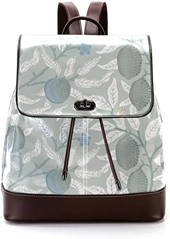 VBFOFBV putni ruksak, ruksak za laptop za žene muškarci, modni ruksak, vintage sivo plavi cvijet voće limuna