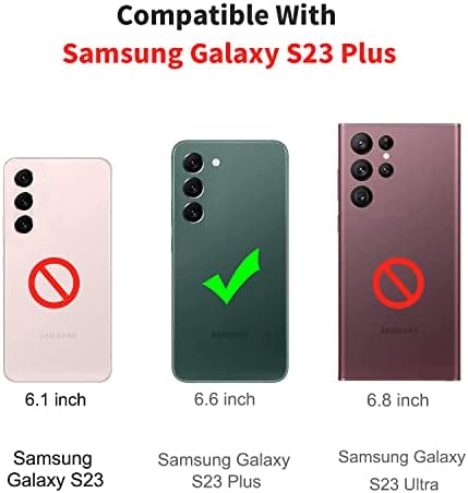 CIVICASE za Samsung Galaxy S23 Plus futrolu za novčanik,kožnu preklopnu futrolu [RFID Blocking] držač kreditne kartice Folio magnetno postolje TPU poklopac otporan na udarce kompatibilan sa Samsung S23 Plus(6,6 inča) plava