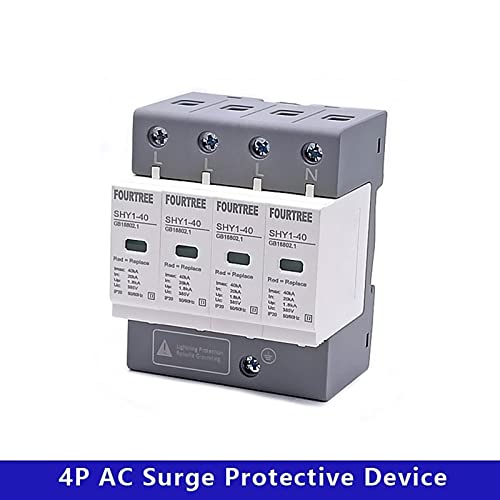 1kom SPD AC 3P+N prenaponski zaštitni uređaj 20 ~ 40KA 30KA~60KA 385V 420V kućni odvodnik za zaštitu od
