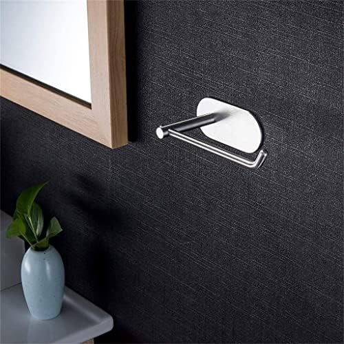 UxZDX Nema bušaćih ručnika Držač nosača Ljepljivi toaletni nosač papira od nehrđajućeg čelika kuhinja Kupatilo