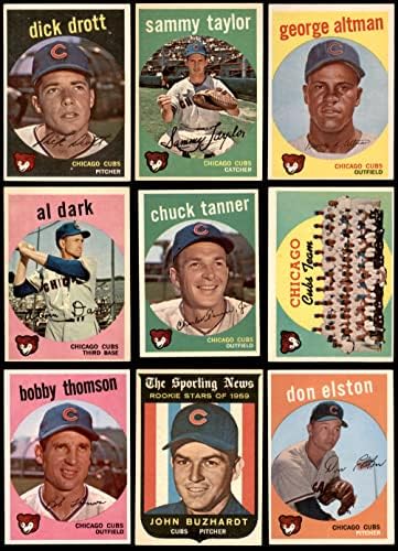 1959. TOPPS Chicago Cubs Team set Chicago Cubs Ex + Cubs