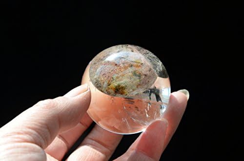 Real Tibet Himalayan Visoka nadmorska visina Clear Cristal Quartz lopta sfera Orb Gem 1,77 inča sa fantomskim