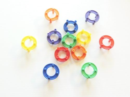 Slobodni prstenovi Prsteni igrački dijelovi 12 komada 2 okrugli x 1 7/8 visoki
