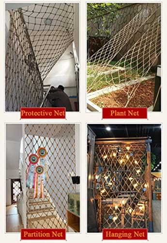Sigurnosna mreža za ograde protiv pada za djecu mačke kućne ljubimce, mreža za uže od konoplje, mreža za