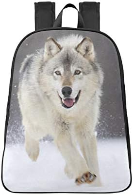QUINN CAFE Grey Wolf vodootporna najlonska Platnena torba za ruksak Školska torba