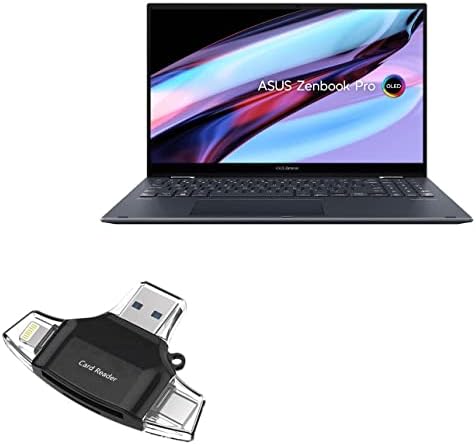 BoxWave Smart Gadget kompatibilan sa ASUS ZenBook Pro 15 Flip-Allreader čitač SD kartica, čitač microSD