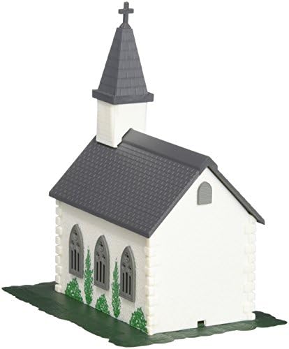 Bachmann vozovi-PLASTICVILLE USA izgrađena zgrada-seoska crkva - N skala, Bijela