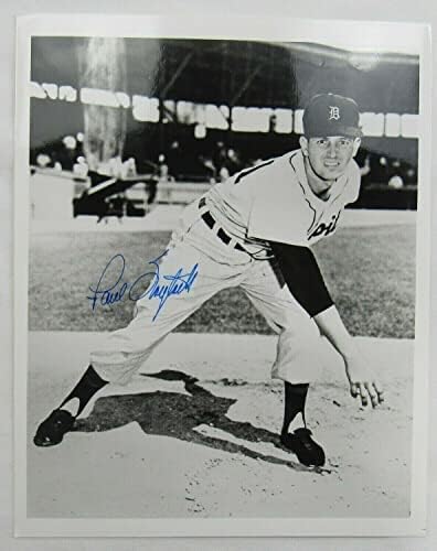 Paul Foytack potpisao automatsko autogram 8x10 photo I - autogramirane MLB fotografije