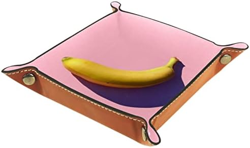 Smiješna ružičasta ploča od banane za skladištenje kreveta na radnoj površini promjena tastera novčanik