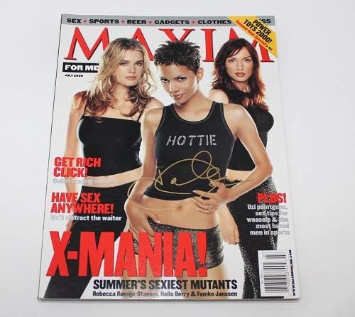 X-Men Glumica Halle Berry Authentic Potpisan Autograme Maxim Magazine Loa