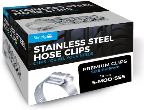 Jednostavno S-Moo-SSS 11-15mm 10 Pakovanje moo-nehrđajućeg čelika Clips JUBILEE CLIP - jak, izdržljiv, jednostavan