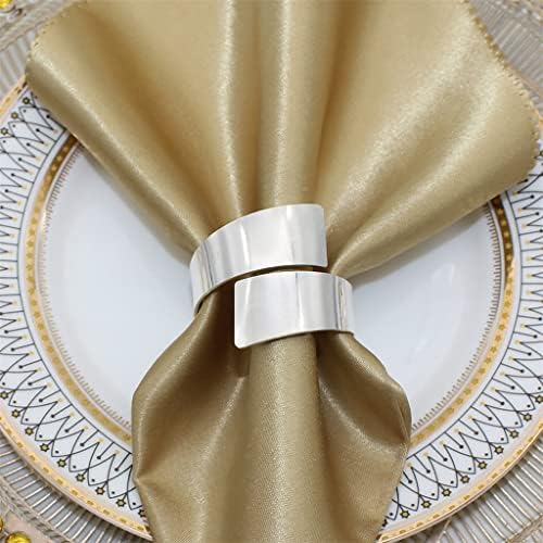 Lukeo salvetinski prstenovi set okrugle držača za salvete za praznične božićne ukrase za venčanice