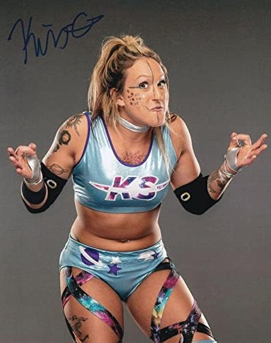Kris Statlander potpisao je 8x10 fotografija WWE AEW Pro Wrestling Star Slika Autograph 7 - AUTOGREMENO
