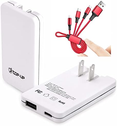 Dvostruki utikač punjača i 3-u-1 kabl za punjenje sa više telefona kratki kablovi za punjenje sa USB Type