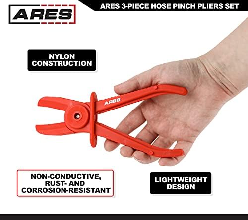 Ares 78000-3 – dijelni set kliješta za crijevo-uključuje veličine od 6 inča, 7 inča i 10 inča-lagan i izdržljiv