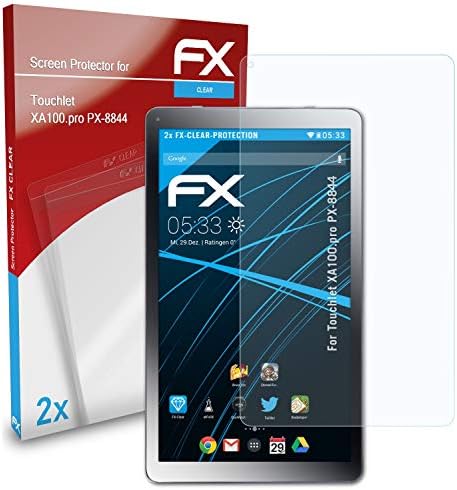 Atfolix film za zaštitu ekrana kompatibilan sa Touchletom XA100.pro px-8844 zaštitnik ekrana, Ultra-Clear
