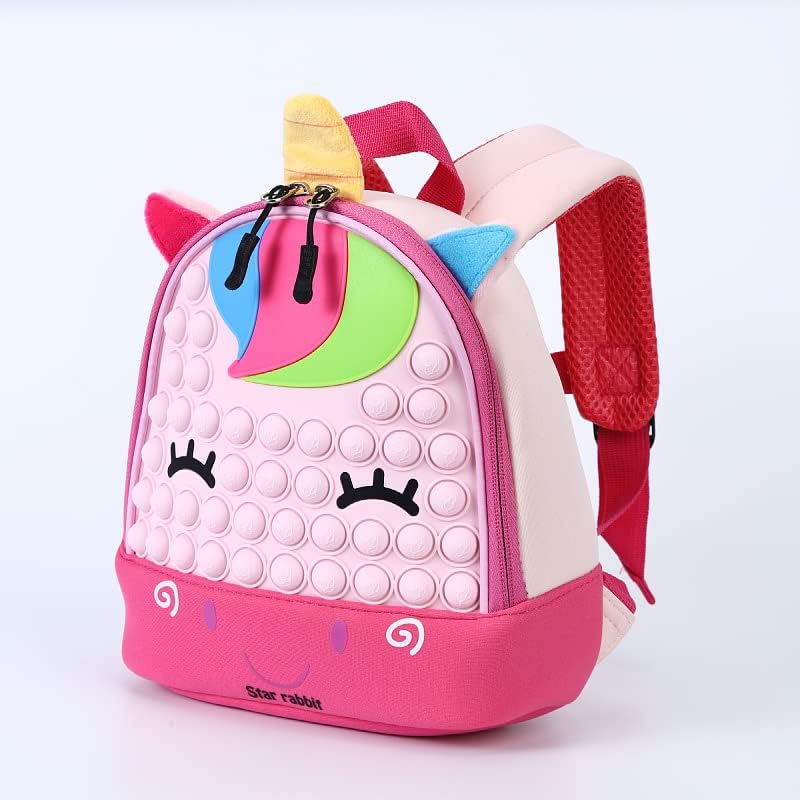 Pop it lagani Unicorn školski ruksak za djecu, Fidget ruksak za djecu, vrtić i osnovnu školu