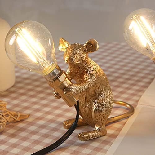 NorDiem moderna slatka LED smola životinjska svjetla za pacove Art miš Dječija lampa za poklon noćni stol