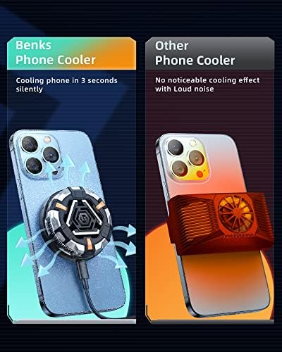 Benks Telefon Cooler kompatibilan sa Magsafe, mobilni radijator dizajniran za iPhone 12/13 serije bez buke,