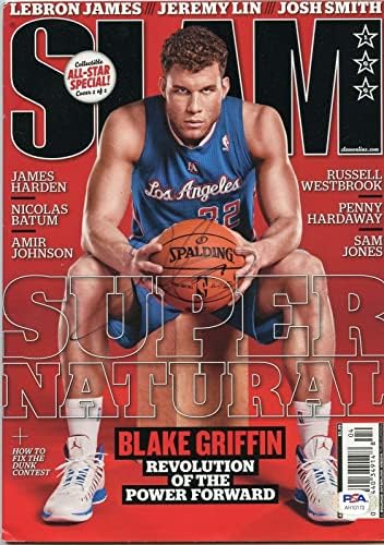 Blake Griffin potpisao Slam Magazine PSA / DNK Los Angeles Clippers sa autogramom - AUTOGRAMOM NBA magazini