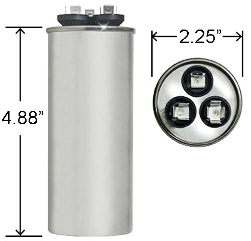 ClimaTek okrugli kondenzator-odgovara Totalinu P291-7074r / 70/7. 5 UF MFD 370/440 Volt VAC