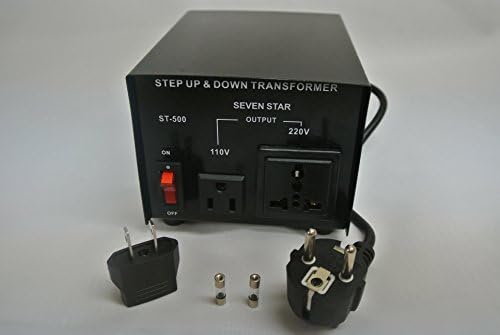 Sevenstar st 500 step up/Down transformator, pretvara 220-240 volti