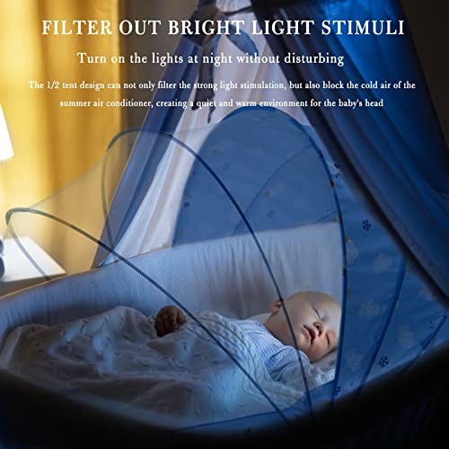 Dječja mreža za komarce prijenosni sklopivi krevetić s mrežom za komarce Bez Dna Bassinet baldahin Baby