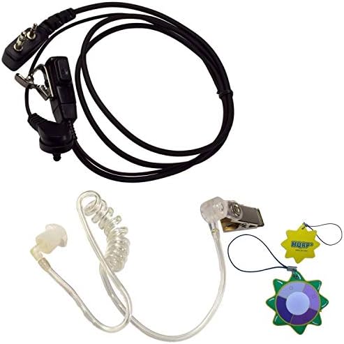 HQRP 2-pinski slušalice sa akustičnom cijevi Mic kompatibilne sa ICOM IC-T21CP, IC-T21E, IC-T22, IC-T22A,