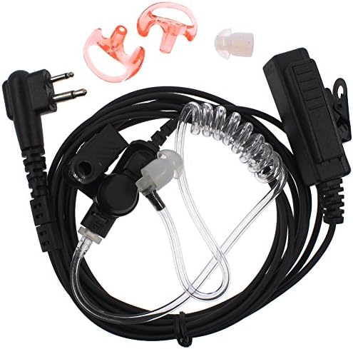 Aoer 3 ' 2-Wire Coil Earbud audio Mic nadzor Kit za Motorola dvosmjerni Radio 2-pinski GP300 CP200