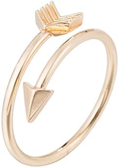 Podudarni prsten za žene Modni modni otvor Podesivi zaručni prsten jedinstveni bakreni par zvoni nakit