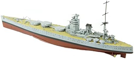 SUPERFLEX 1/700 komplet modela plastičnog bojnog broda, HMS Rodney Battleship komplet za montažu modela