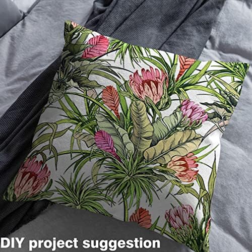 Akvarelna Protea tkanina od dvorišta tropski Cvjetni list rustikalne biljke tkanina za presvlake i kućne DIY projekte Južna Afrika Vintage cvjetna tkanina za stolice zavjese lampa nijansa, 1 dvorište