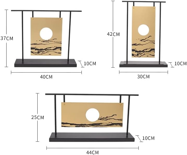 Yxbdn mermerni metalni ukrasi Model soba dnevni boravak TV ormar trijem Meki ukrasi (boja :a, veličina