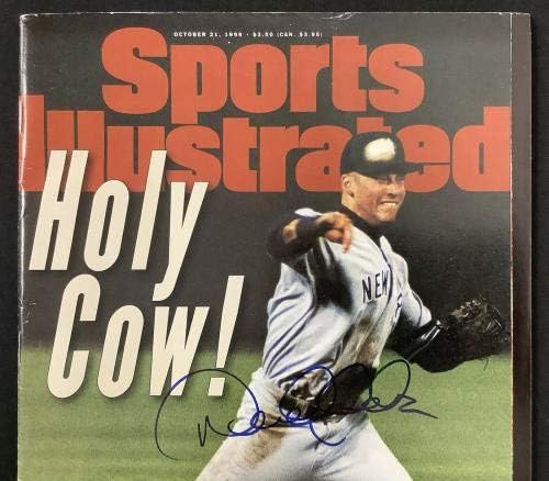 Derek Jeter potpisao Sports Illustrated 10 / 21 / 96 Yankees Rookie 1st Cover Auto JSA - MLB magazini sa
