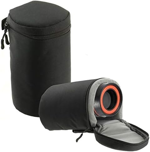 Navitech Crna vodootporna zaštitna torbica za sočiva kamere kompatibilna sa Panasonic Lumix S PRO s-R70200