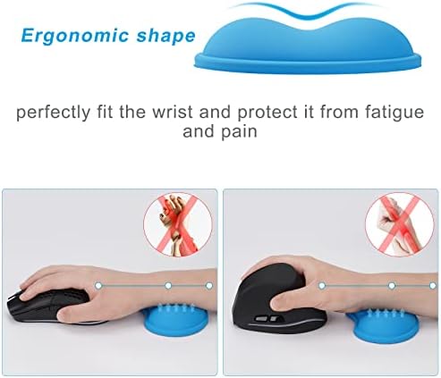 GROLEBO podloga za ručni zglob, ergonomska podloga za miš za ručni zglob sa neklizajućom bazom, vertikalna