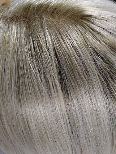 LaaVoo Bob perika 12 ravna prednja čipkasta perika ljudska kosa 130% gustina boja 10 zlatno smeđa do boja