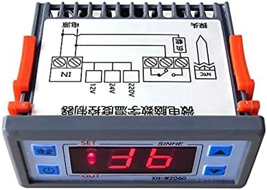 Zlast Ugrađeni digitalni regulator temperature 12V 24V 220V ormar za hladno skladištenje termostata Temperaturna