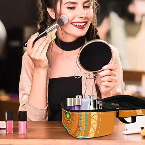 Yoyoamoy Travel Makeup Torba, vodootporna kozmetička toaletna torba sa ručkom, velika šminka za teen djevojke